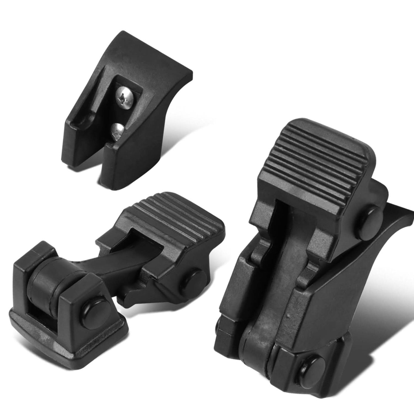 2007-2017 Jeep Wrangler Hood Latch Lock Set - Matte Black