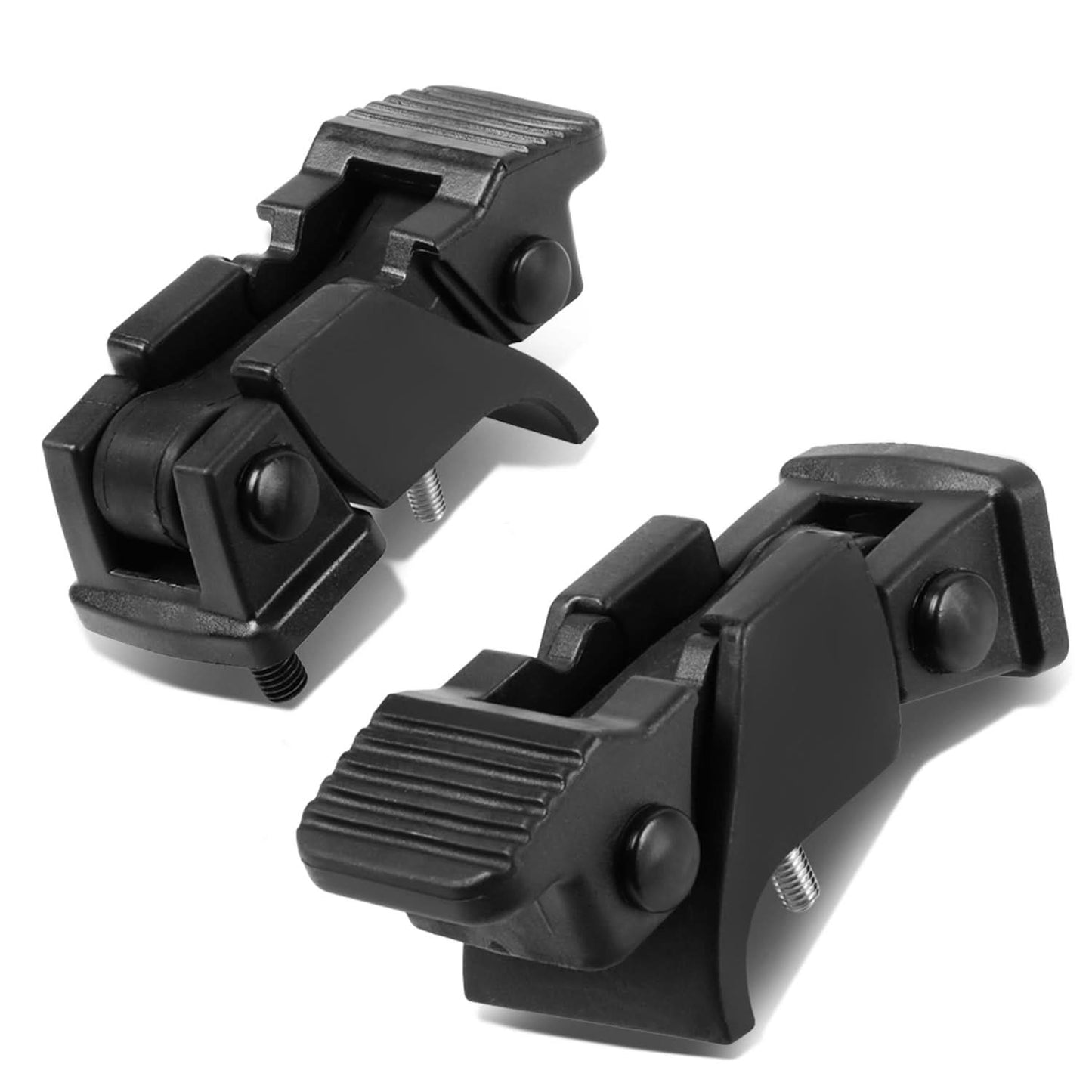 2007-2017 Jeep Wrangler Hood Latch Lock Set - Matte Black