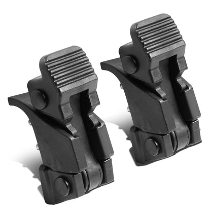 2007-2017 Jeep Wrangler Hood Latch Lock Set - Matte Black