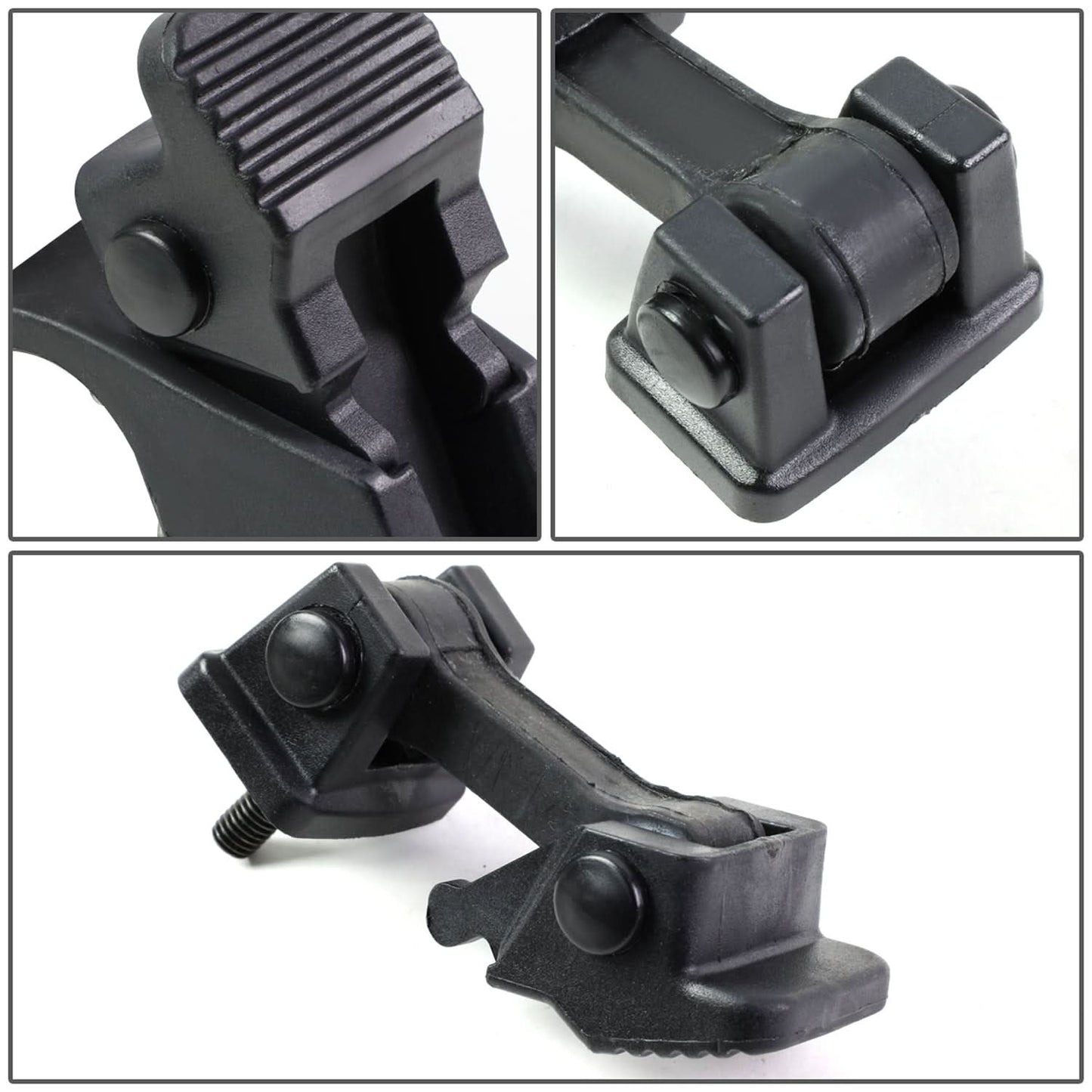 2007-2017 Jeep Wrangler Hood Latch Lock Set - Matte Black