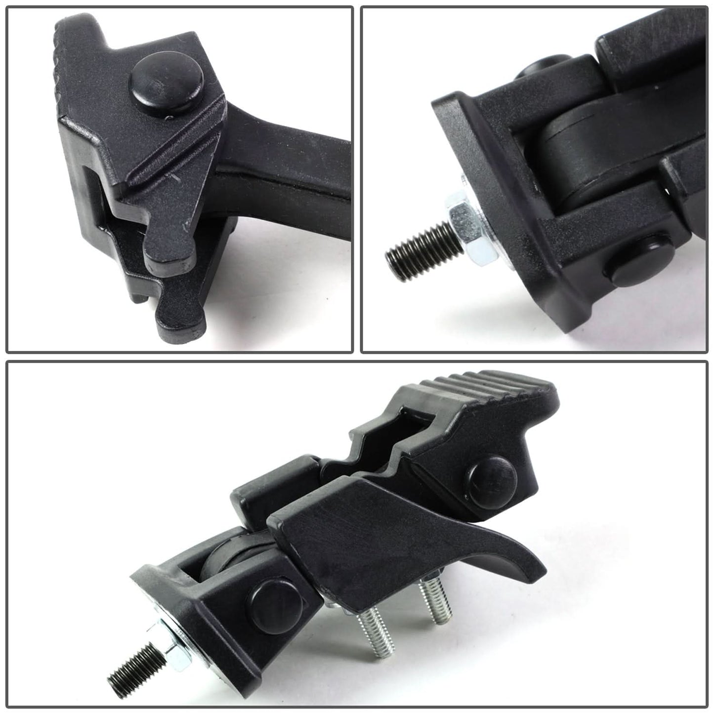 2007-2017 Jeep Wrangler Hood Latch Lock Set - Matte Black