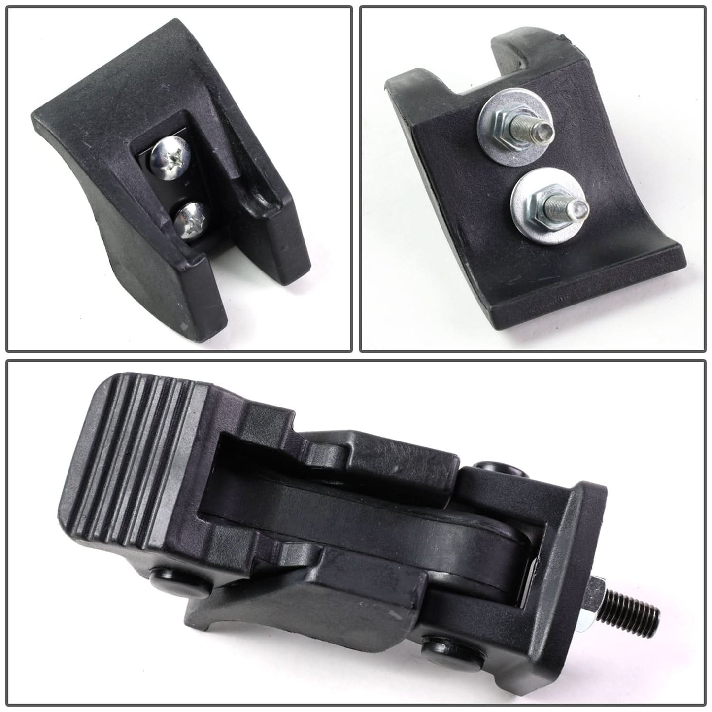 2007-2017 Jeep Wrangler Hood Latch Lock Set - Matte Black