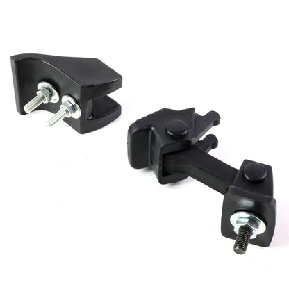 2007-2017 Jeep Wrangler Hood Latch Lock Set - Matte Black