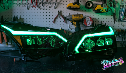 2010-2013 Infiniti G37 Sedan Stage 3 BlueGhozt Headlights