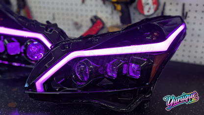 2010-2013 Infiniti G37 Sedan Stage 3 BlueGhozt Headlights