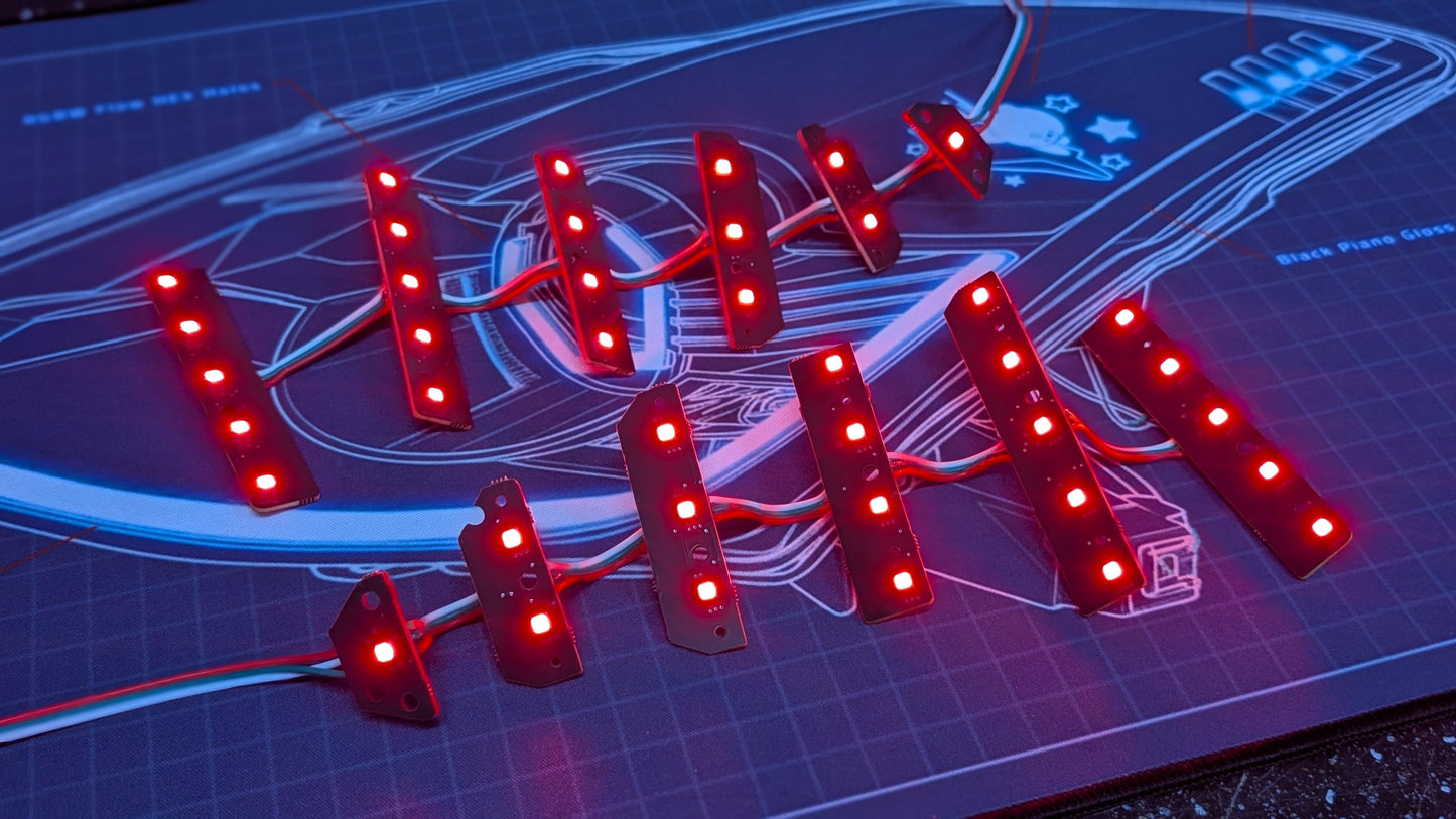 Nissan 350Z RGB Flow Taillight LED Boards (UCS2903)