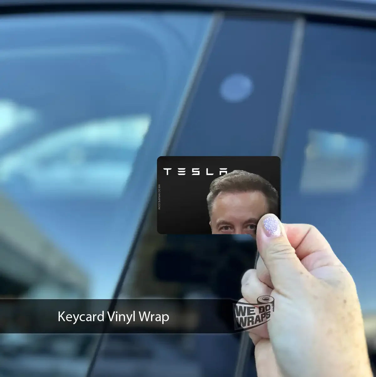 Peekaboo Elon Meme | NFC Key Card Wrap