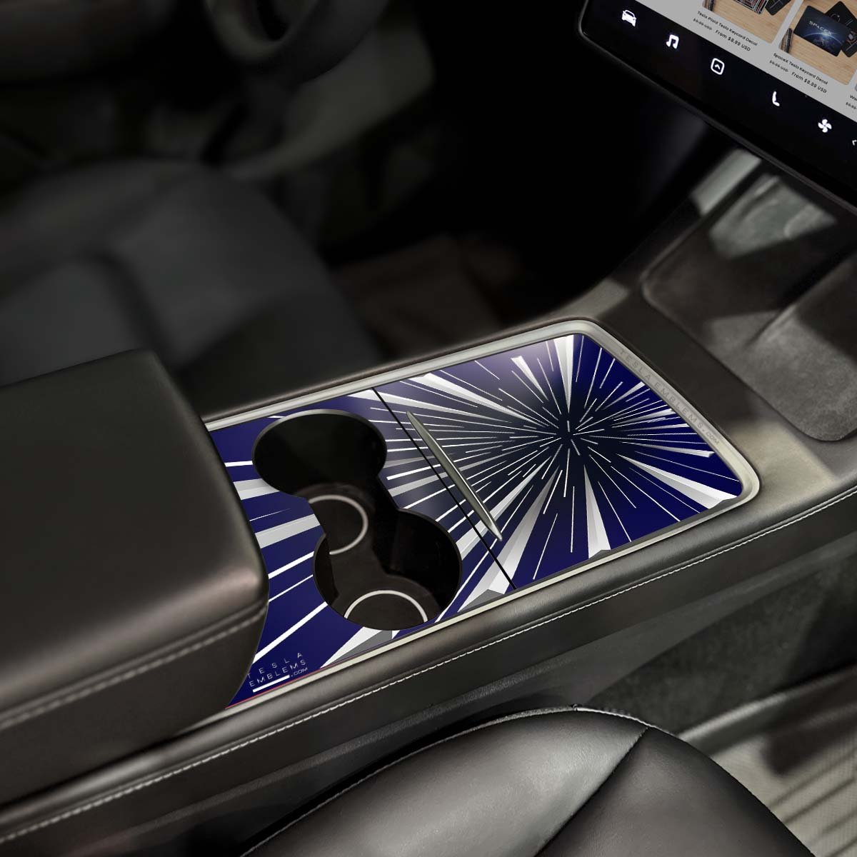 Tesla Insane Performance Mode | Tesla Center Console Wrap Kit | Model Y '21-25