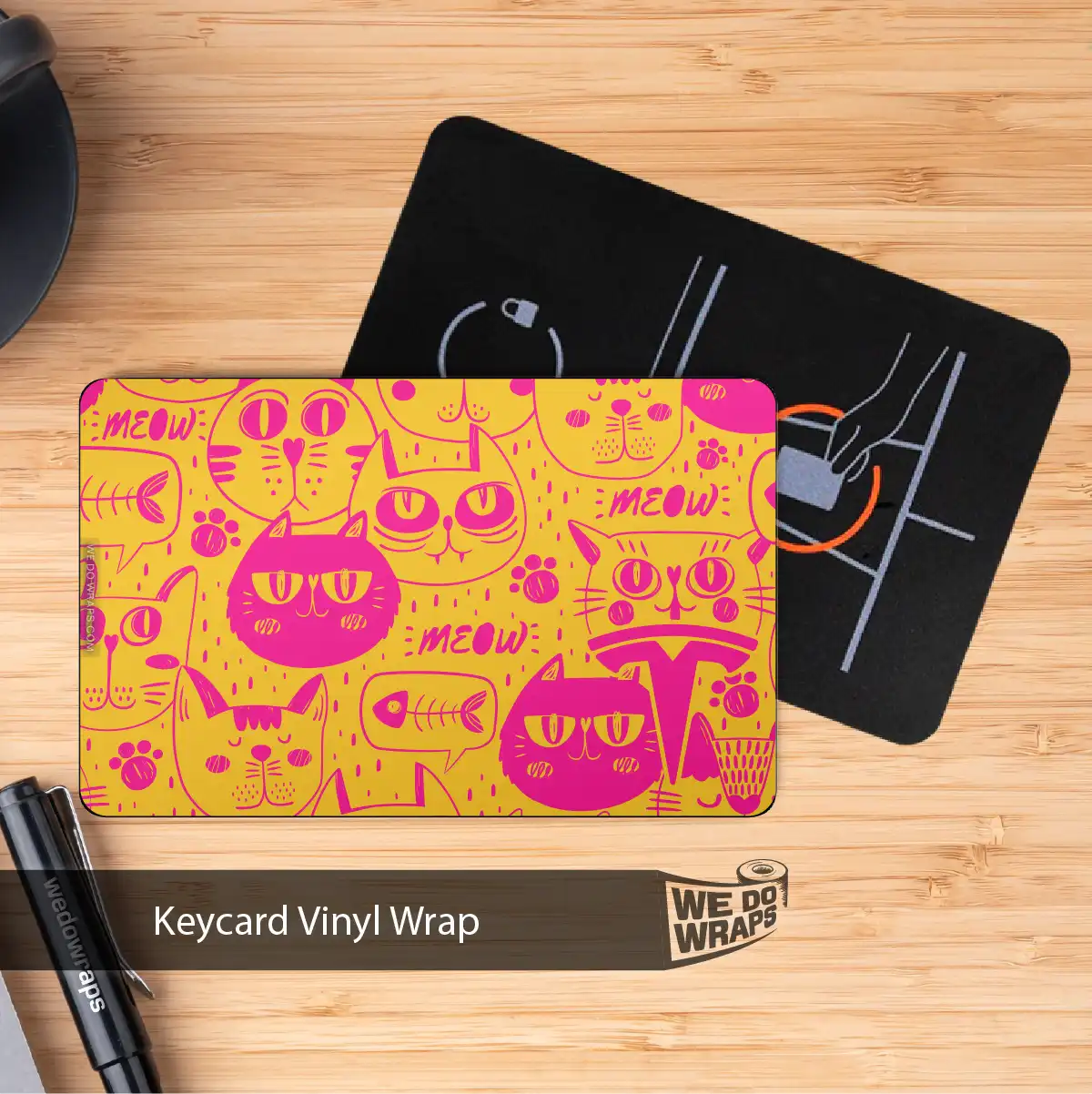 Pink Cats | NFC Key Card Wrap