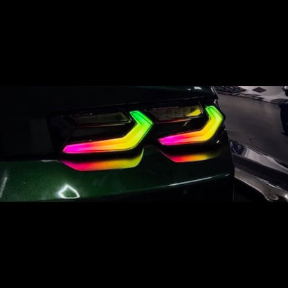 2014-2015 Chevy Camaro Umbra LED Taillights – Gloss Black/Smoke Lens