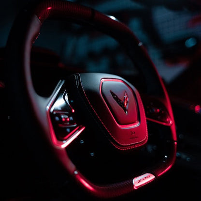 2020-2024 Chevy Corvette C8 Custom Carbon Fiber Steering Wheel