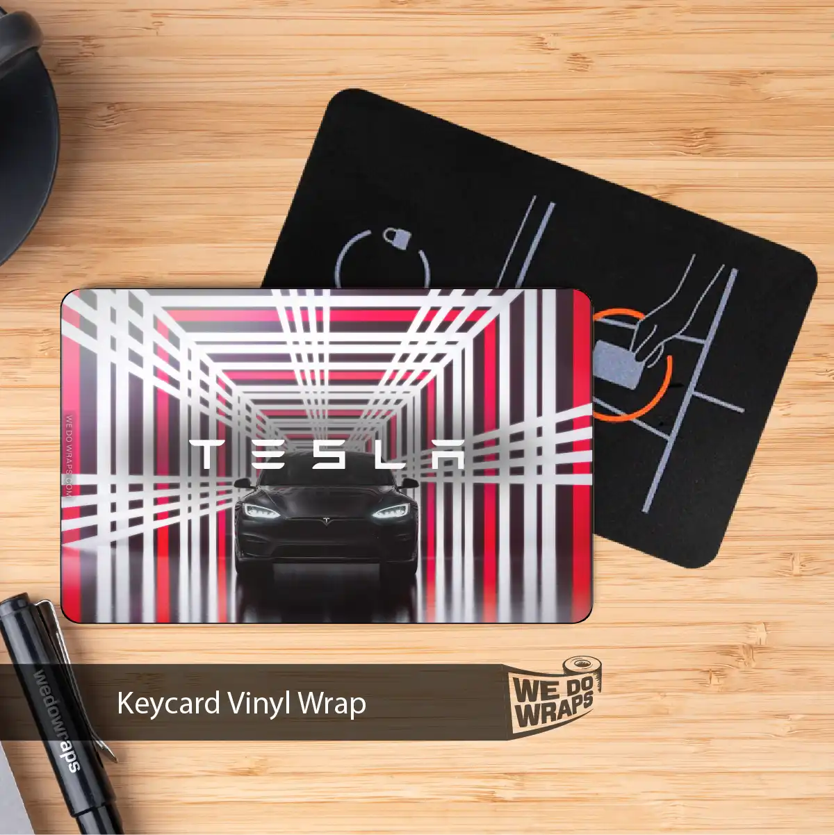 Plaid Model S | NFC Key Card Wrap