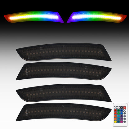 2016-2025 Chevrolet Camaro RGB Smoked LED Side Markers
