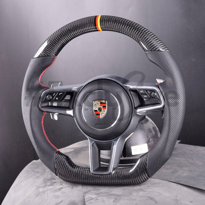 2014-2020 Porsche 911 (991.2) / GT3/GT3RS(991) / 718 Boxster/Cayman (982) / Cayenne (958.2) / Panamera (971) / Macan(95B)  |  Custom Steering Wheel by Exclusive Steering