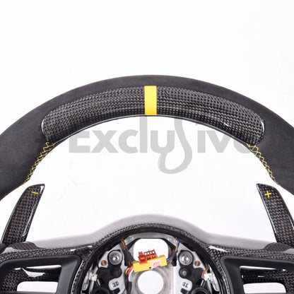 2014-2020 Porsche 911 (991.2) / GT3/GT3RS(991) / 718 Boxster/Cayman (982) / Cayenne (958.2) / Panamera (971) / Macan(95B)  |  Custom Steering Wheel by Exclusive Steering