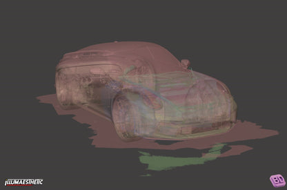 Porsche 911 GT3 (992) 3D Scan (2021+)