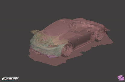 Porsche 911 GT3 (992) 3D Scan (2021+)