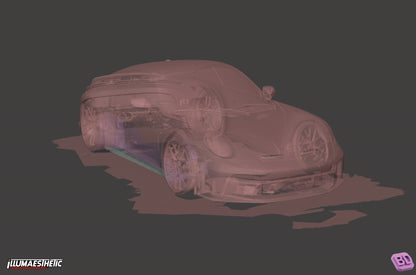 Porsche 911 GT3 (992) 3D Scan (2021+)