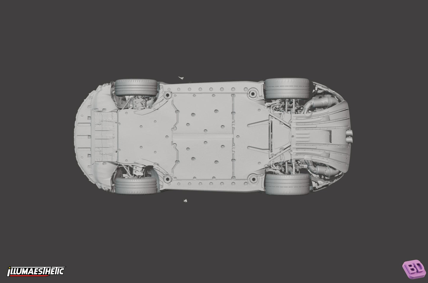 Porsche 911 GT3 (992) 3D Scan (2021+)