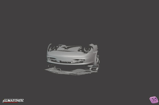 Porsche 911 (996) 3D Scan (Facelift, 2002-2004)