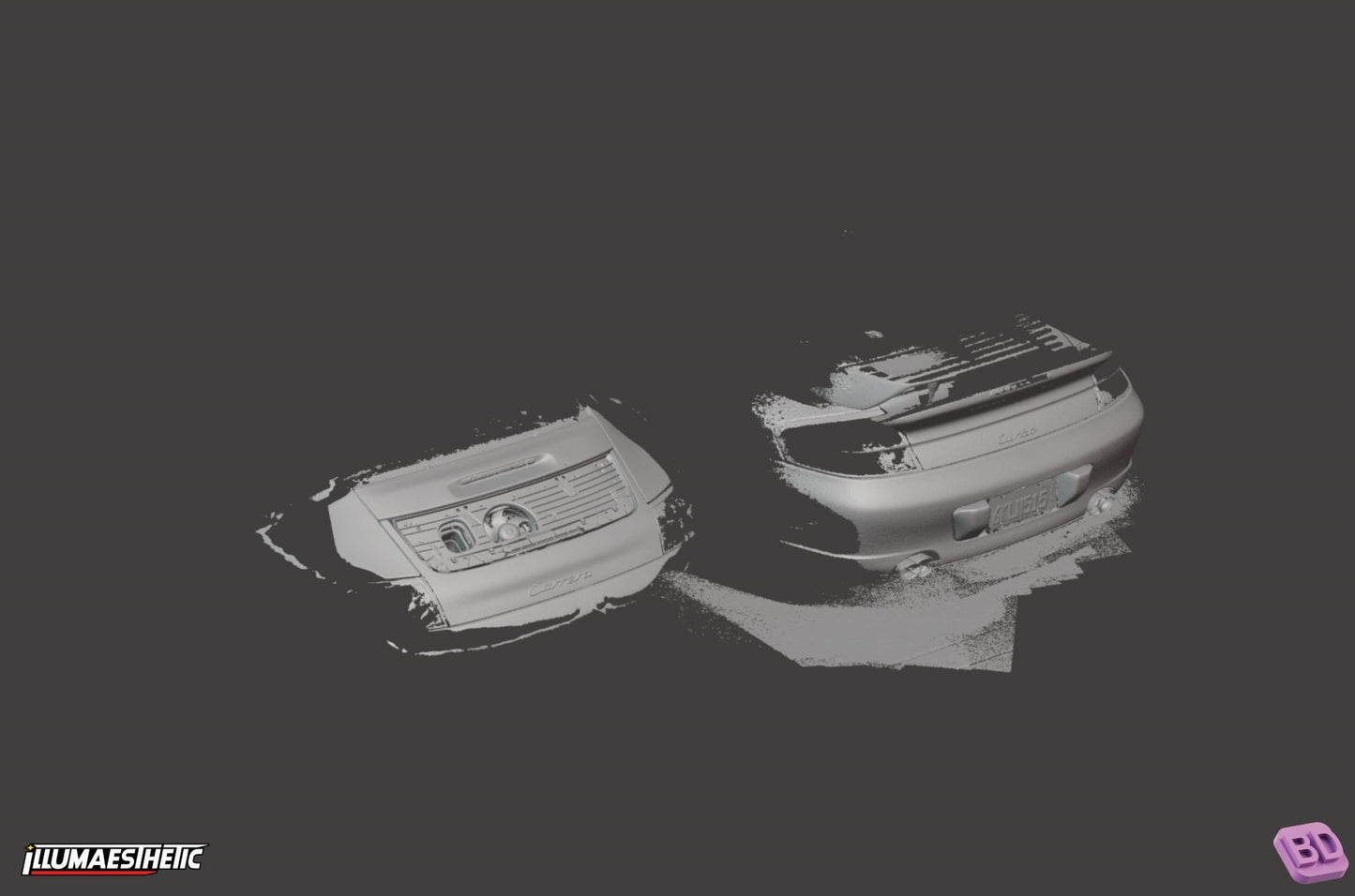 Porsche 911 (996) 3D Scan (Facelift, 2002-2004)