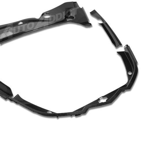 2020-2026 Corvette C8 Carbon Fiber Pre-Preg Front Frunk Surround Trim Kit