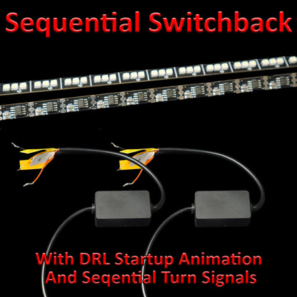 Shapeable Sequential Switchback Strips W Startup