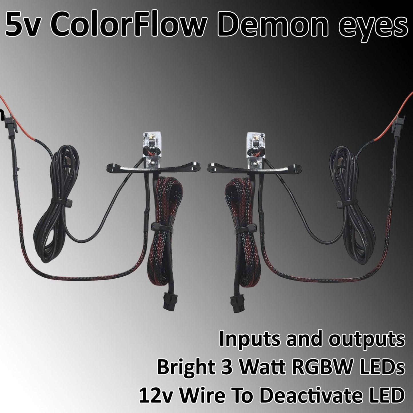 5v Color Flow Demon Eyes - UCS2904 RGBW