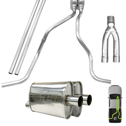 GMC/Chevy, 2019-2026, 6.2L, Stainless - MPI Exhaust Cat-Back Dual Stainless Kits