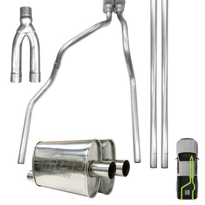 GMC/Chevy, 2019-2026, 6.6L, Stainless - MPI Exhaust Cat-Back Dual Exhaust Kits