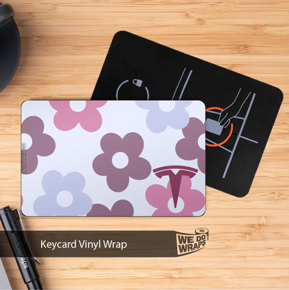 Purple Floral | NFC Key Card Wrap