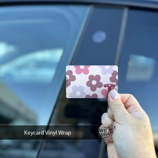 Purple Floral | NFC Key Card Wrap