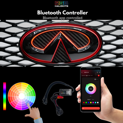 Infiniti Q50 Multicolor Flow LED emblem V2 (2014-2024)