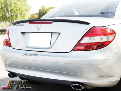 AMG Style Carbon Fiber Trunk Spoiler For 2005-2010 Mercedes-Benz R171 SLK-Class Only