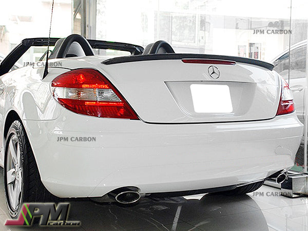 AMG Style Carbon Fiber Trunk Spoiler For 2005-2010 Mercedes-Benz R171 SLK-Class Only