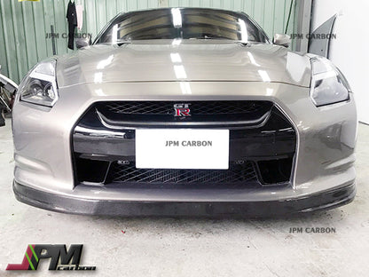 [JPMCarbon] OEM Style Carbon Fiber Front Bumper Add-on Lip Fits For 2008-2011 Nissan GT-R R35 Only
