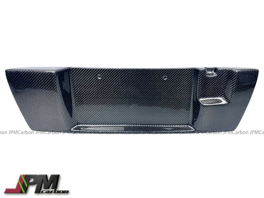 [JPMCarbon] JDM Carbon Fiber License Plate Backing Fits For 2012-2016 Nissan R35 GT-R Only
