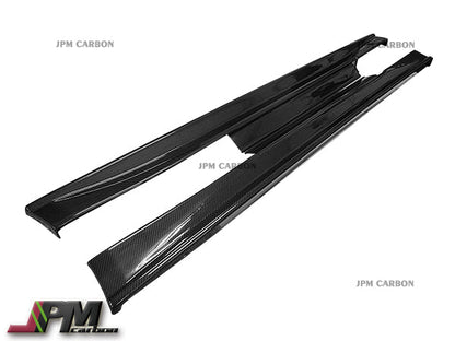 [JPMCarbon] Z Style Carbon Fiber Replacement Side SkirtsFits For 2008-2016 Nissan R35 GT-R Only