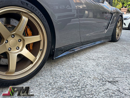 [JPMCarbon] Z Style Carbon Fiber Replacement Side SkirtsFits For 2008-2016 Nissan R35 GT-R Only
