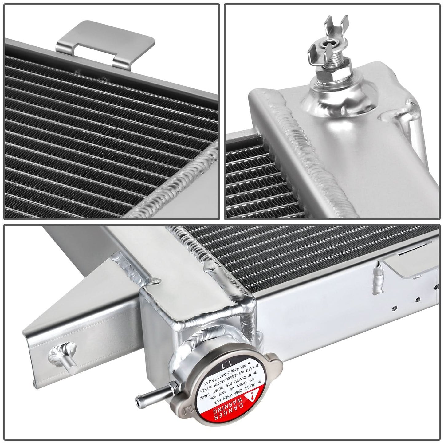 91-93 Dodge D250 D350 W250 W350 3-Row Radiator - Cummins 5.9L