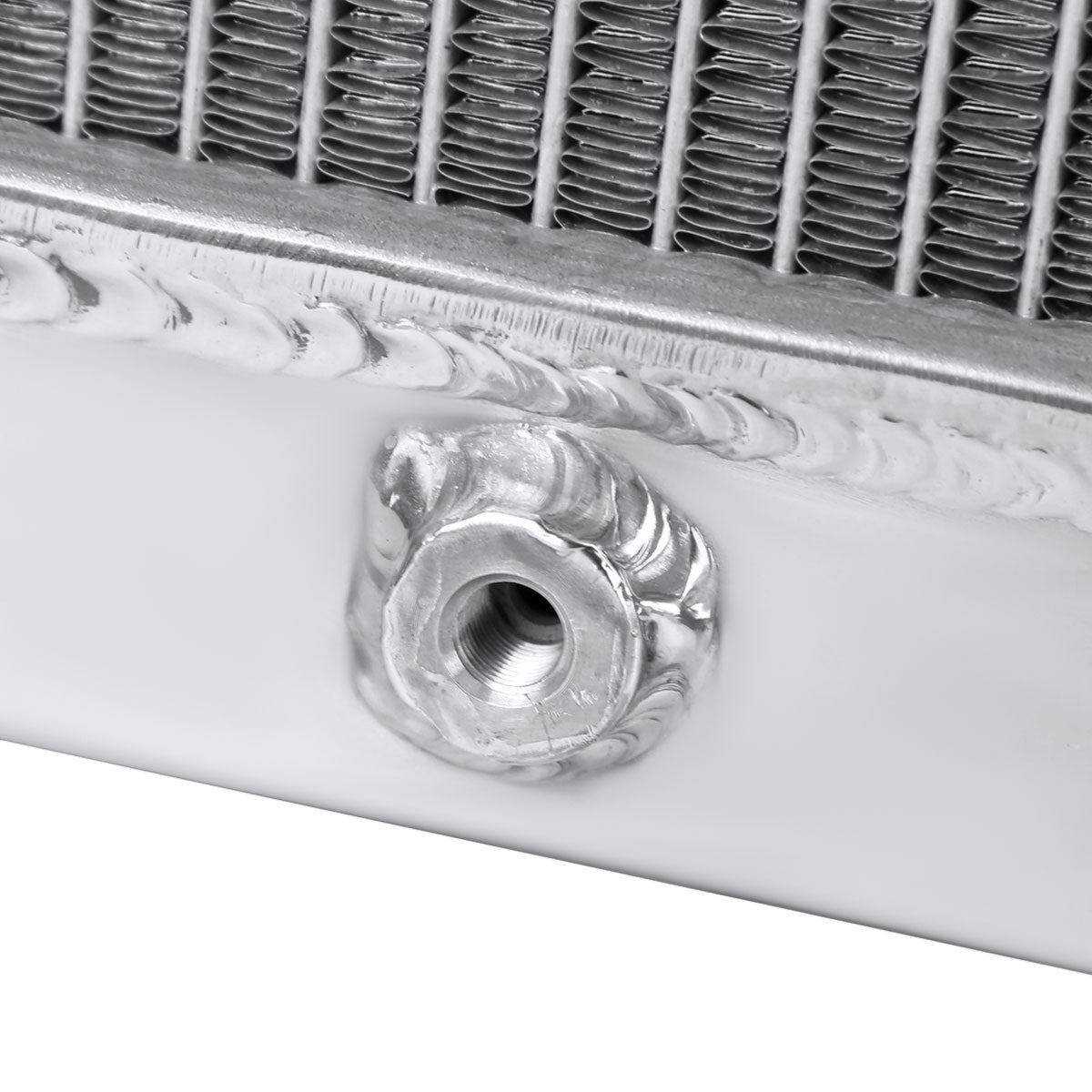 1955-1957 Chevrolet Bel Air/Nomad/Del Ray/150/210 V8 MT Aluminum 3-Row Performance Radiator