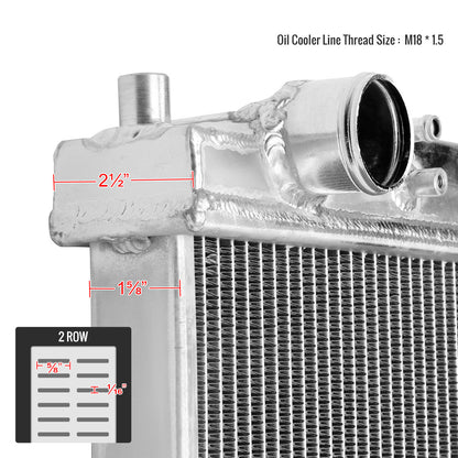 2003-2007 Ford F-250 F-350 F-450 / 2003-2005 Excursion Powerstroke 6.0L Diesel Aluminum 2-Row Performance Cooling Radiator