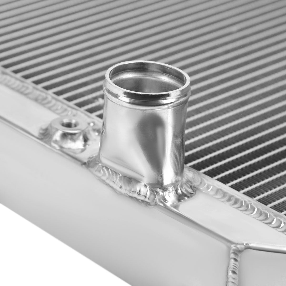 1963-1970 Ford Mustang/Fairlane/Falcon/Galaxie/Torino Mercury Cougar V8 Aluminum 3-Row Performance Radiator
