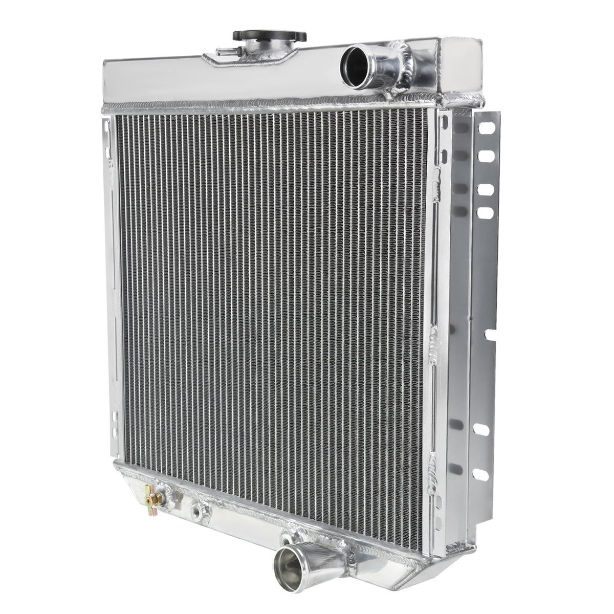 1963-1970 Ford Mustang/Fairlane/Falcon/Galaxie/Torino Mercury Cougar V8 Aluminum 3-Row Performance Radiator