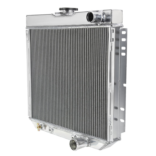 1963-1970 Ford Mustang/Fairlane/Falcon/Galaxie/Torino Mercury Cougar V8 Aluminum 3-Row Performance Radiator