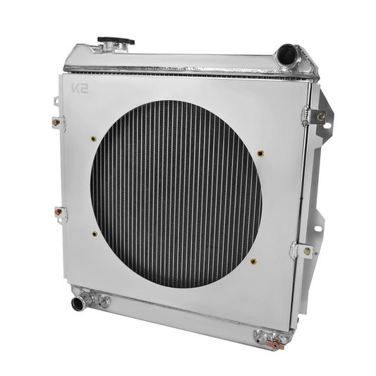 1988-1995 Toyota Pickup/4Runner V6 3 Row Radiator with Fan Shroud