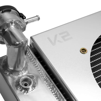 1991-2001 Jeep Cherokee/Comanche 2.5L/4.0L 3 Row Radiator with Fan Shroud