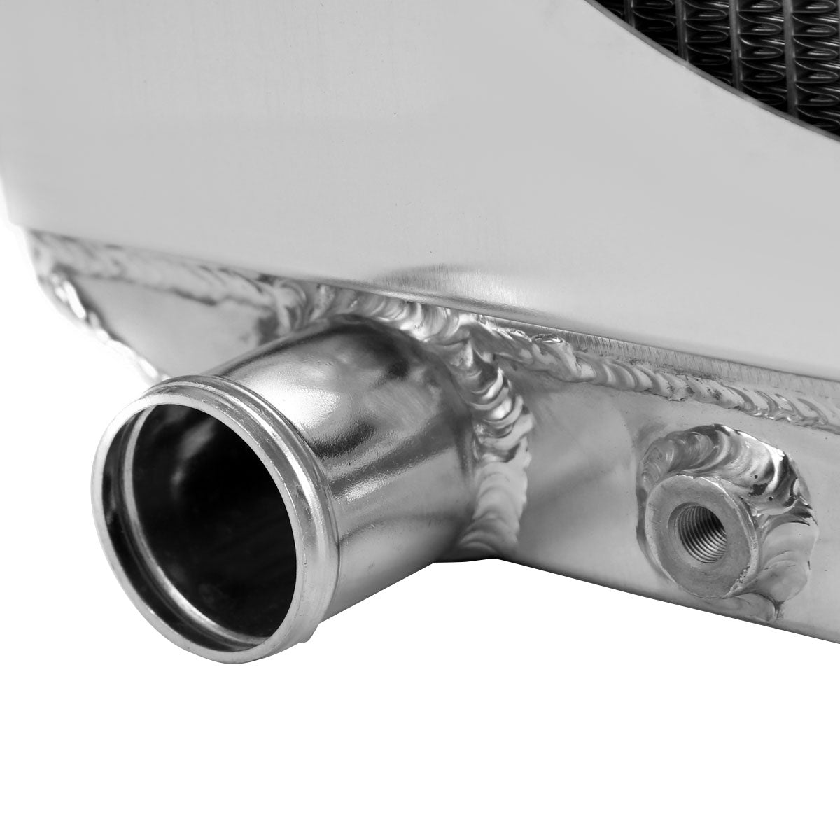 1960-1966 Ford Falcon/Mustang/Ranchero / 1961-1965 Mercury Comet 3 Row Radiator with Fan Shroud Design