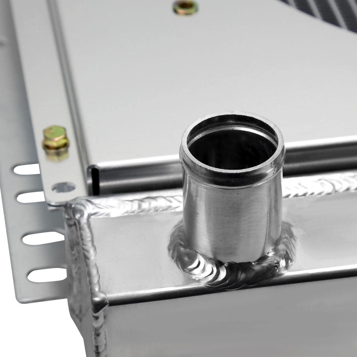 1963-1977 Ford Mustang/Maverick/Falcon/Torino/Fairlane / 1966-1973 Mercury Comet/Cougar/XR7 3 Row Radiator with Fan Shroud Design
