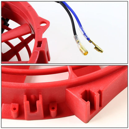 10 Inch Red Radiator Fan